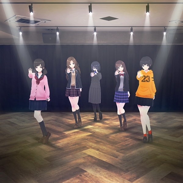 VRアイドルユニット「えのぐ」の5人