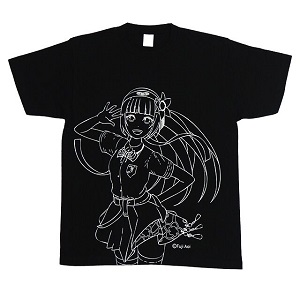 富士葵 Tシャツブラック