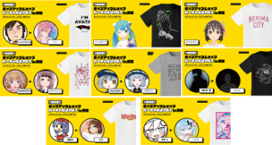 原宿VTuber関連Tシャツポップアップストア